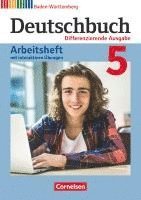 bokomslag Deutschbuch Band 5: 9. Schuljahr - Differenzierende Ausgabe Baden-Württemberg - Arbeitsheft mit interaktiven Übungen auf scook.de