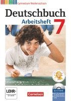 Deutschbuch 7. Schuljahr. Gymnasium Niedersachsen. Arbeitsheft mit Lösungen und Übungs-CD-ROM 1