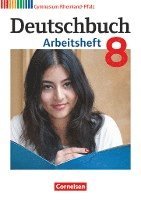 bokomslag Deutschbuch Gymnasium 8. Schuljahr. Arbeitsheft mit Lösungen. Rheinland-Pfalz