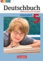 Deutschbuch 5. Schuljahr. Arbeitsheft mit Lösungen. Differenzierende Ausgabe 1