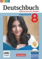 bokomslag Deutschbuch 8. Schuljahr. Arbeitsheft mit Lösungen und Übungs-CD-ROM. Differenzierende Ausgabe