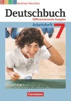 bokomslag Deutschbuch 7. Schuljahr. Arbeitsheft mit Lösungen. Differenzierende Ausgabe Nordrhein-Westfalen