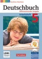 bokomslag Deutschbuch. 5. Schuljahr. Arbeitsheft mit Lösungen und Übungs-CD-ROM. Differenzierende Ausgabe Nordrhein-Westfalen