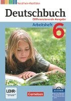 bokomslag Deutschbuch 6. Schuljahr. Arbeitsheft mit Lösungen und Übungs-CD-ROM. Differenzierende Ausgabe Nordrhein-Westfalen