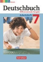 bokomslag Deutschbuch 7. Schuljahr.  Arbeitsheft mit Lösungen. Differenzierende Ausgabe Hessen