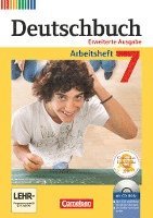 Deutschbuch  7. Schuljahr. Erweiterte Ausgabe - Arbeitsheft mit Lösungen und Übungs-CD-ROM 1