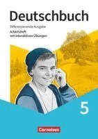 Deutschbuch 5. Schuljahr - Sprach- und Lesebuch - Differenzierende Ausgabe 2020 - Arbeitsheft mit interaktiven Übungen, Häftad