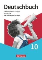 Deutschbuch 10. Schuljahr - Sprach- und Lesebuch - Differenzierende Ausgabe 2020 - Arbeitsheft mit interaktiven Übungen, Häftad