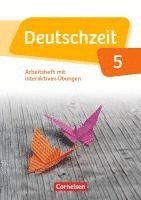 bokomslag Deutschzeit 5. Schuljahr. Arbeitsheft mit Lösungen und interaktiven Übungen auf scook.de