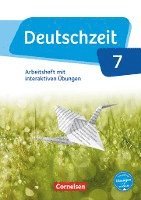 bokomslag Deutschzeit 7. Schuljahr - Allgemeine Ausgabe - Arbeitsheft mit interaktiven Übungen auf scook.de