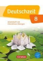 bokomslag Deutschzeit 8. Schuljahr - Allgemeine Ausgabe - Arbeitsheft mit interaktiven Übungen auf scook.de