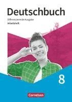bokomslag Deutschbuch 8. Schuljahr - Sprach - und Lesebuch - Arbeitsheft mit Lösungen