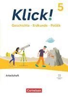 bokomslag Klick! 5. Schuljahr. Geschichte, Erdkunde, Politik - Arbeitsheft mit digitalen Medien