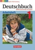 bokomslag Deutschbuch Band 1: 5. Schuljahr zum Bildungsplan 2016. Realschule Baden-Württemberg - Arbeitsheft mit Lösungen