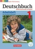 bokomslag Deutschbuch Band 1: 5. Schuljahr zum Bildungsplan 2016. Realschule Baden-Württemberg - Arbeitsheft mit Lösungen auf scook.de