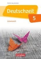 bokomslag Deutschzeit 5. Schuljahr. Arbeitsheft mit Lösungen. Östliche Bundesländer und Berlin