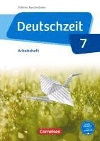 bokomslag Deutschzeit 7. Schuljahr - Östliche Bundesländer und Berlin - Arbeitsheft mit Lösungen