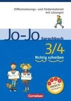 bokomslag Jo-Jo Sprachbuch - Allgemeine Ausgabe und Ausgabe N. 3./4. Schuljahr - Richtig schreiben