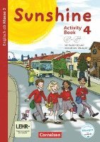 bokomslag Sunshine - Allgemeine Ausgabe 4. Schuljahr - Activity Book mit interaktiven Übungen auf scook.de