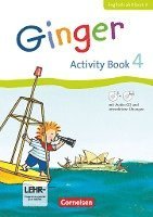 bokomslag Ginger - Allgemeine Ausgabe Activity Book 4. Ab Klasse 3. Mit interaktiven Übungen online