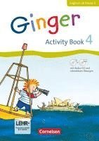 bokomslag Ginger - Allgemeine Ausgabe Activity Book 4. Ab Klasse 3. Mit interaktiven Übungen online