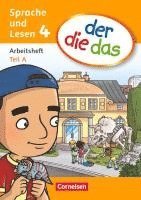 bokomslag der die das 4. Schuljahr. Arbeitsheft Sprache