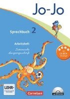 bokomslag Jo-Jo Sprachbuch - Aktuelle allgemeine Ausgabe. 2. Schuljahr - Arbeitsheft in Lateinischer Ausgangsschrift mit CD-ROM