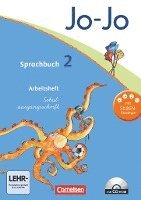 bokomslag Jo-Jo Sprachbuch - Aktuelle allgemeine Ausgabe. 2. Schuljahr - Arbeitsheft in Schulausgangsschrift mit CD-ROM