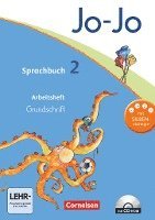 bokomslag Jo-Jo Sprachbuch - Aktuelle allgemeine Ausgabe. 2. Schuljahr - Arbeitsheft in Grundschrift mit CD-ROM