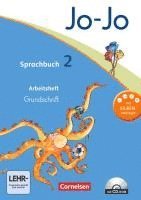 bokomslag Jo-Jo Sprachbuch - Aktuelle allgemeine Ausgabe. 2. Schuljahr - Arbeitsheft in Grundschrift mit CD-ROM