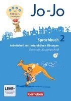 bokomslag Jo-Jo Sprachbuch - Allgemeine Ausgabe - Neubearbeitung 2016. 2. Schuljahr - Arbeitsheft in Lateinischer Ausgangsschrift mit CD-ROM