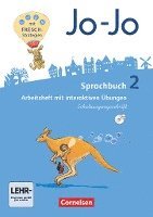 bokomslag Jo-Jo Sprachbuch - Allgemeine Ausgabe - Neubearbeitung 2016. 2. Schuljahr - Arbeitsheft in Schulausgangsschrift mit CD-ROM