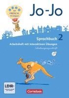 bokomslag Jo-Jo Sprachbuch - Allgemeine Ausgabe - Neubearbeitung 2016. 2. Schuljahr - Arbeitsheft in Schulausgangsschrift mit CD-ROM