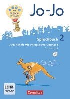 bokomslag Jo-Jo Sprachbuch - Allgemeine Ausgabe - Neubearbeitung 2016. 2. Schuljahr - Arbeitsheft in Grundschrift mit CD-ROM