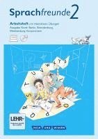 Susanne Kelch, Andrea Knöfler - Sprachfreunde Ausgabe Nord 2. Schuljahr. Arbeitsheft mit interaktiven Übungen auf scook.de, Häftad