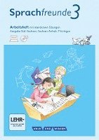bokomslag Sprachfreunde 3. Schuljahr - Ausgabe Süd - Arbeitsheft mit interaktiven Übungen auf scook.de