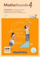 Jana Elsner, Kathrin Fiedler, Ursula Kluge, Isabel Miedtke, Birgit Schlabitz, Edmund Wallis, Edmund Wallis - Mathefreunde 4. Schuljahr - Nord - Arbeitsheft mit interaktiven Übungen auf scook.de, Häftad