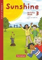 bokomslag Sunshine 3. Schuljahr. Activity Book mit Audio-CD, Minibildkarten und Faltboxen