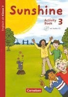 bokomslag Sunshine 3. Schuljahr. Activity Book mit Audio-CD, Minibildkarten und Faltboxen