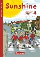bokomslag Sunshine 4. Schuljahr. Activity Book mit Audio-CD und Minibildkarten und Faltbox