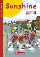 bokomslag Sunshine 4. Schuljahr. Activity Book mit Audio-CD und Minibildkarten und Faltbox