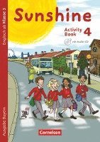 Sunshine 4. Jahrgangsstufe. Activity Book mit Audio-CD, Minibildkarten und Faltbox. Bayern 1