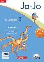 bokomslag Jo-Jo Sprachbuch - Grundschule Bayern. 2. Jahrgangsstufe - Arbeitsheft in Vereinfachter Ausgangsschrift mit CD-ROM