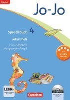 bokomslag Jo-Jo Sprachbuch - Grundschule Bayern. 4. Jahrgangsstufe - Arbeitsheft in Vereinfachter Ausgangsschrift mit interaktiven Übungen auf scook.de