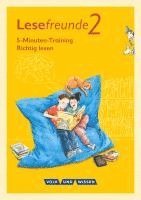 bokomslag Lesefreunde 2. Schuljahr. 5-Minuten-Training 'Richtig lesen'. Arbeitsheft. Östliche Bundesländer und Berlin