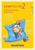 Lesefreunde 2. Schuljahr. 5-Minuten-Training 'Richtig lesen'. Arbeitsheft. Östliche Bundesländer und Berlin 1
