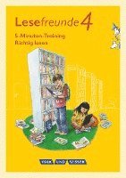 Irene Hoppe - Lesefreunde. 4. Schuljahr - 5-Minuten-Training "Richtig lesen" - Östliche Bundesländer und Berlin, Häftad