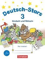 bokomslag Deutsch-Stars 3. Schuljahr. Knobeln und Rätseln - Übungsheft. Mit Lösungen