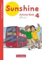 bokomslag Sunshine 4. Schuljahr. Baden-Württemberg, Hessen, Niedersachsen - Activity Book