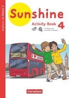 bokomslag Sunshine 4. Schuljahr - Baden-Württemberg, Hessen, Niedersachsen - Activity Book mit interaktiven Übungen online